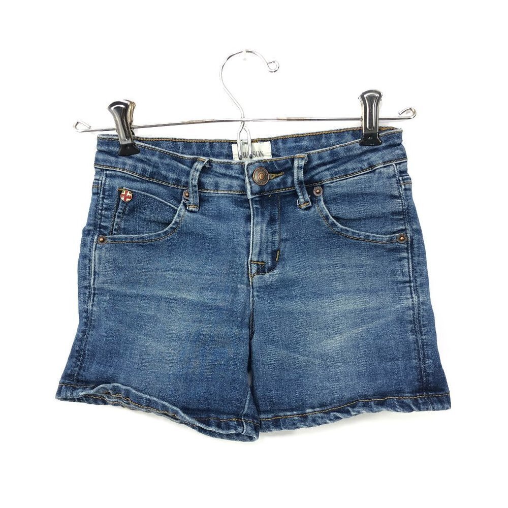 Hudson Girls Size 10 Denim Shorts Flap Pockets Blue‎